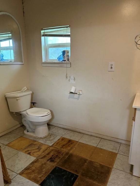 1002 N Pleasant St, Springdale, AR 72764 - bathroom with plenty of natural light, toilet, and vanity