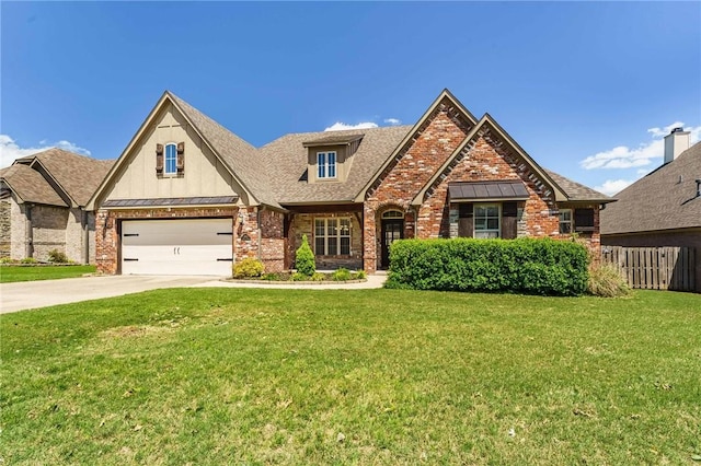 3803 Le Mason St, Springdale, AR 72764 - view of front of property with brick siding, driveway, a shingled roof, and an attached garage