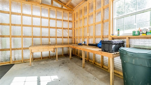 miscellaneous room featuring concrete flooring
