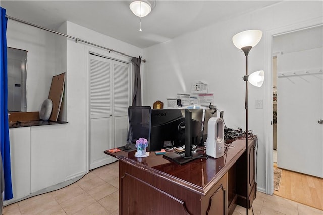 206 Suttle Dr, Springdale, AR 72764 - office area with light tile patterned floors