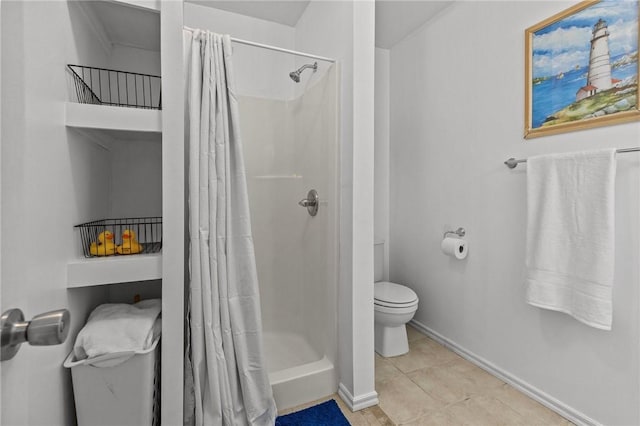 206 Suttle Dr, Springdale, AR 72764 - full bathroom with curtained shower and tile patterned floors