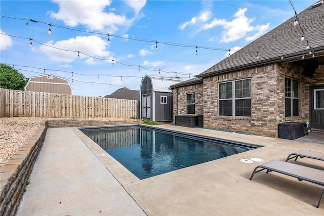 1501 Aniston Rd, Centerton, AR 72719 - view of pool featuring a patio area and a fenced backyard