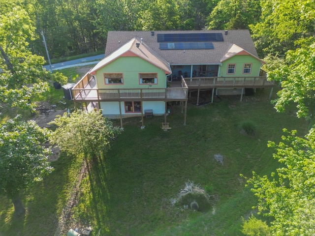10190 Summit Dr, Rogers, AR 72758 - aerial view of property and surrounding area with a heavily wooded area
