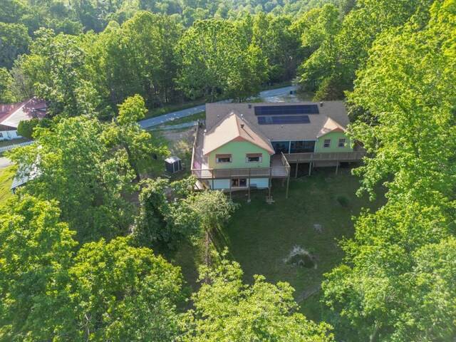10190 Summit Dr, Rogers, AR 72758 - aerial view of property and surrounding area featuring a forest