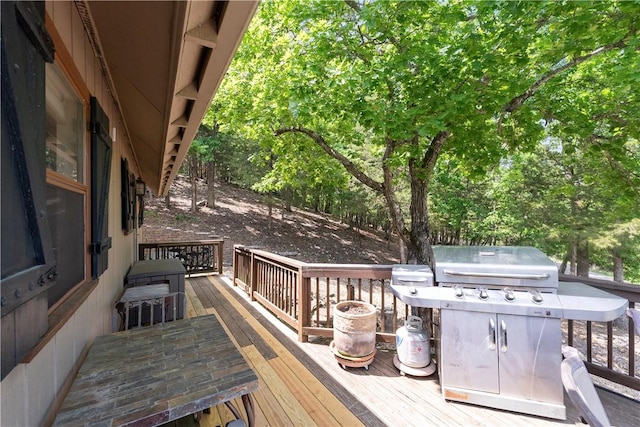 21432 Lakeview Dr, Garfield, AR 72732 - view of wooden deck