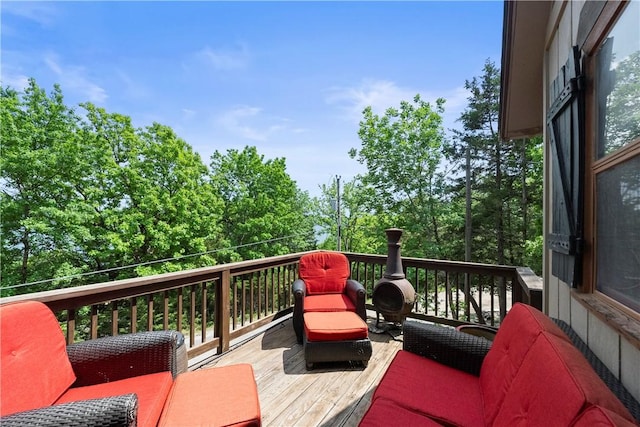 21432 Lakeview Dr, Garfield, AR 72732 - view of deck