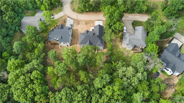 17 Winters Dr, Bella Vista, AR 72714 - aerial view of property and surrounding area with nearby suburban area