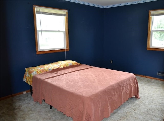 420 Natchez Trace Dr, Harrison, AR 72601 - bedroom featuring light carpet and baseboards