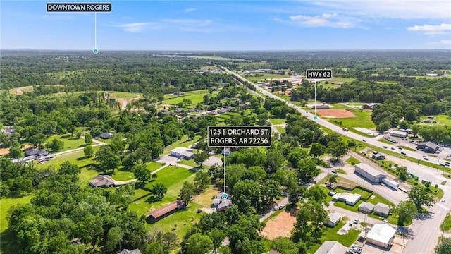 125 E Orchard Ln, Rogers, AR 72756 - aerial view of a forest