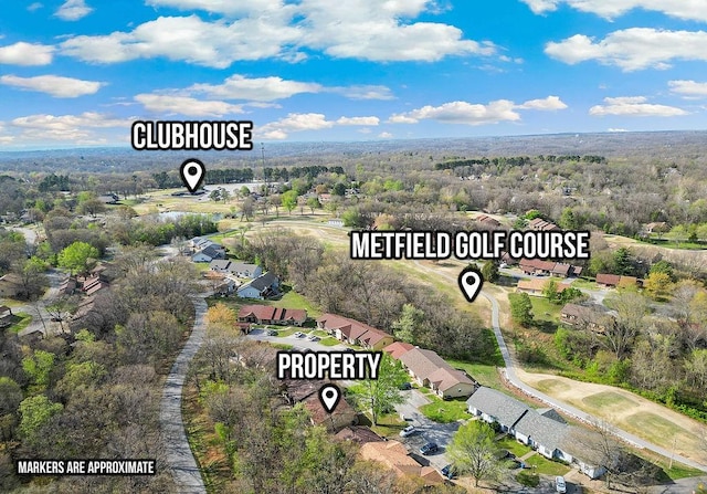 16 Eleanor Ln, Bella Vista, AR 72714 - view of property location featuring nearby suburban area and a forest