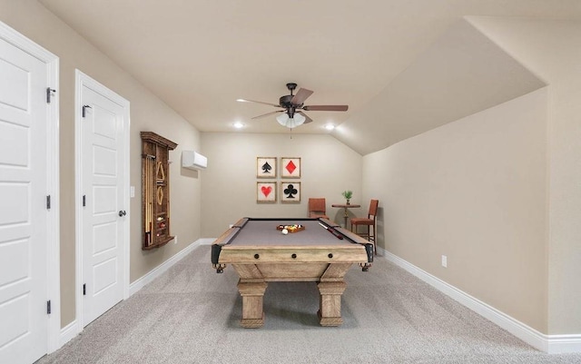 506 Hindman Dr, Prairie Grove, AR 72753 - playroom with ceiling fan, carpet floors, billiards, baseboards, and recessed lighting