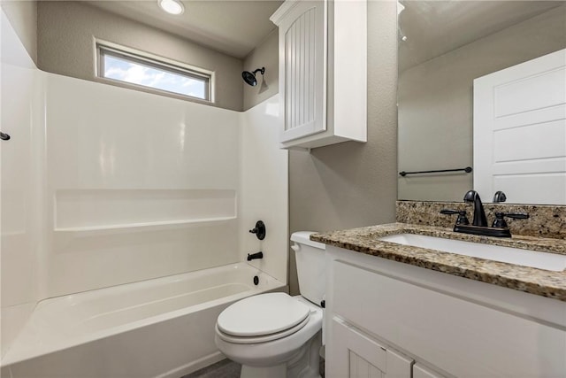 506 Hindman Dr, Prairie Grove, AR 72753 - full bath featuring toilet, shower / bathtub combination, and vanity