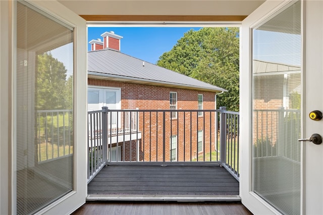 413 Columbia Pl, Lowell, AR 72745 - view of wooden deck