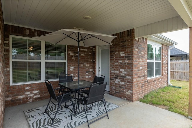 2758 Suncrest Ave, Springdale, AR 72764 - view of patio with fence and outdoor dining space