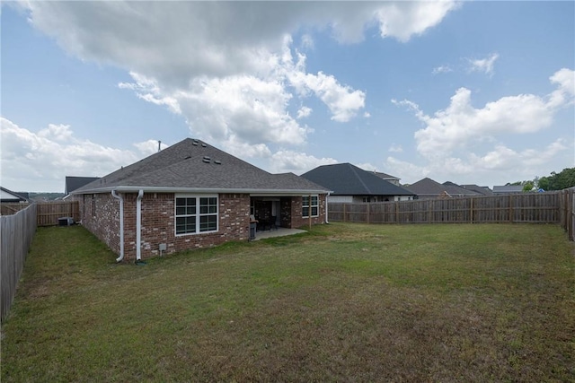 2758 Suncrest Ave, Springdale, AR 72764 - back of property featuring brick siding, a patio, and a shingled roof