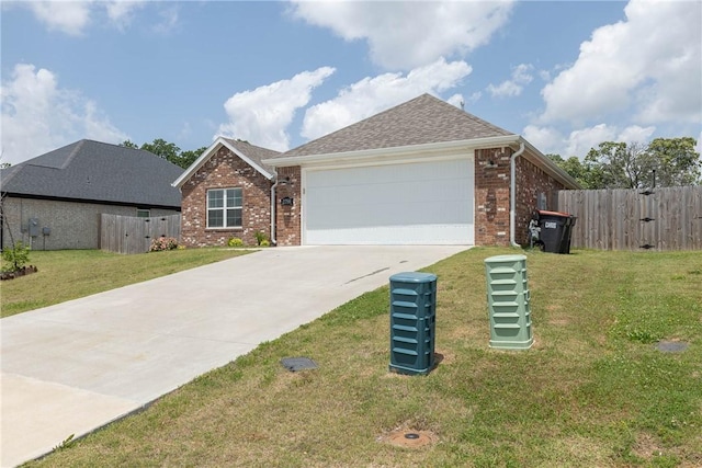 2758 Suncrest Ave, Springdale, AR 72764 - view of front of house featuring driveway, a garage, brick siding, and a shingled roof