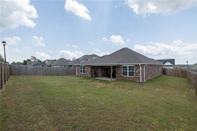 2758 Suncrest Ave, Springdale, AR 72764 - rear view of house featuring brick siding, a patio, and roof with shingles
