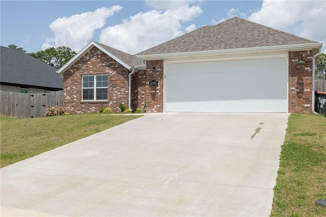 2758 Suncrest Ave, Springdale, AR 72764 - view of front of property featuring brick siding, driveway, a shingled roof, and an attached garage