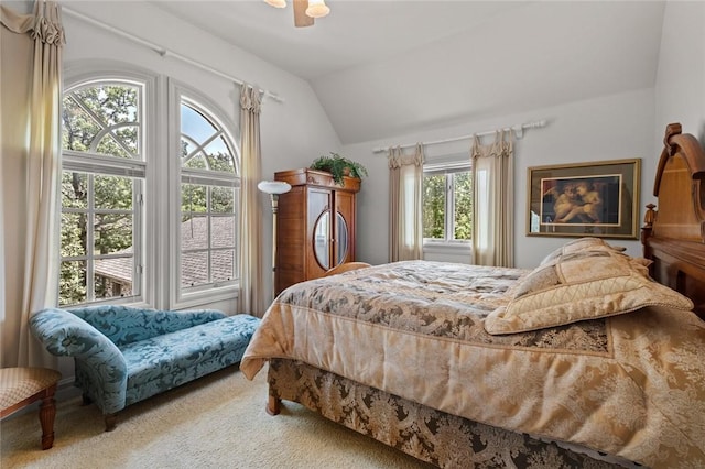 24 Dogwood Rdg, Eureka Springs, AR 72632 - carpeted bedroom featuring lofted ceiling