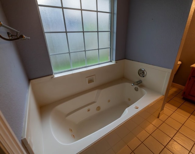 4509 W Highland Knolls Rd, Rogers, AR 72758 - full bath with tile patterned flooring and a tub with jets