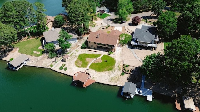 6 Portsmouth Ln, Bella Vista, AR 72715 - aerial overview of property's location featuring a large body of water