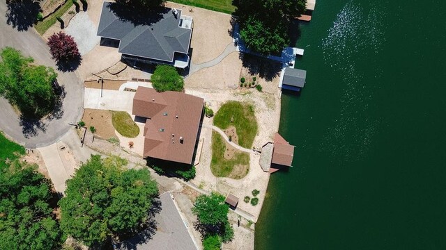 6 Portsmouth Ln, Bella Vista, AR 72715 - view from above of property featuring a large body of water