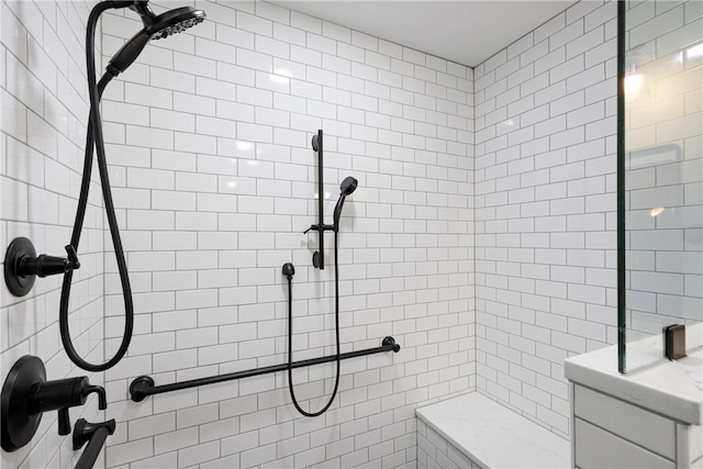1433 Shalimar Cir, Russellville, AR 72802 - bathroom with a tile shower
