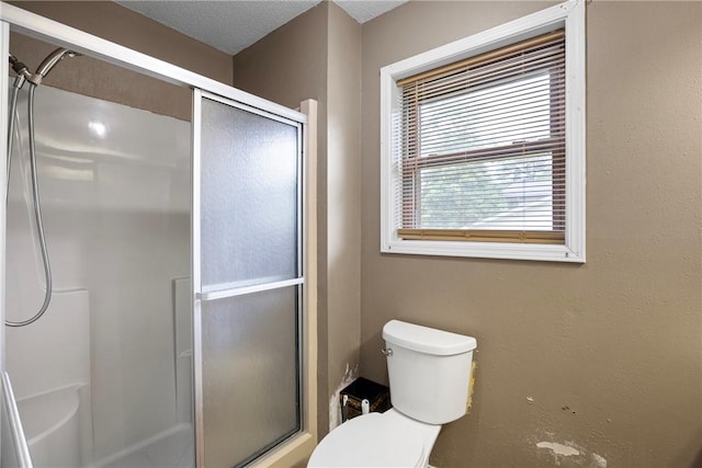 1433 Shalimar Cir, Russellville, AR 72802 - bathroom featuring a stall shower and toilet