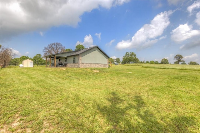 13865 State Highway 116, Colcord, OK 74338 - view of grassy yard