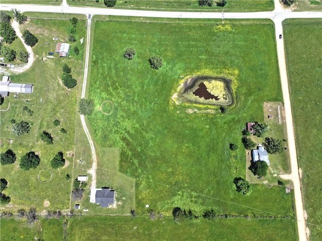 13865 State Highway 116, Colcord, OK 74338 - aerial view of property's location featuring rural landscape