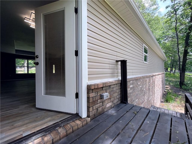 2103 Highland Ct, Dardanelle, AR 72834 - view of wooden terrace