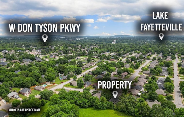 4730 Woodside Ln, Springdale, AR 72762 - aerial view of residential area
