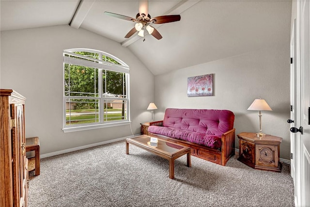 1805 SW Birch St, Bentonville, AR 72713 - living area with ceiling fan, carpet, and baseboards