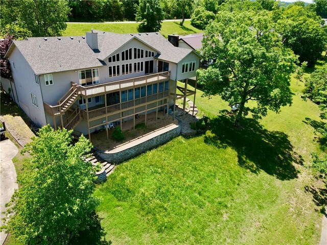 70 Shields Spur, Holiday Island, AR 72631 - view of subject property with a tree filled landscape