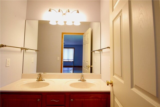 70 Shields Spur, Holiday Island, AR 72631 - bathroom featuring double vanity