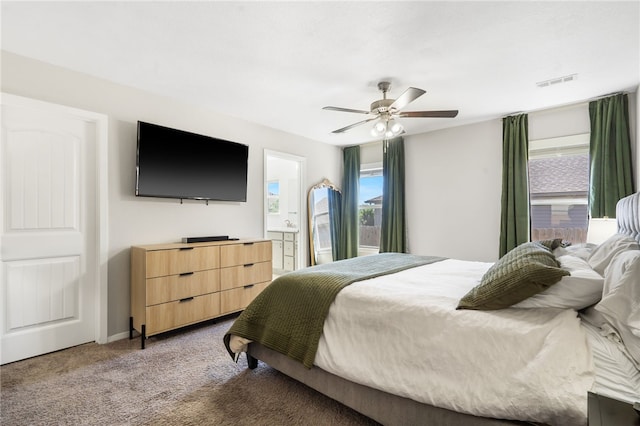 2405 Maplewood Ave, Lowell, AR 72745 - bedroom featuring light carpet, a ceiling fan, and baseboards