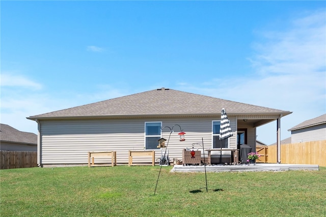 2405 Maplewood Ave, Lowell, AR 72745 - back of property with a patio