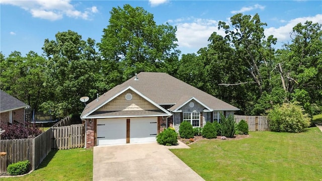 603 Highland Ct, Siloam Springs, AR 72761 - view of front of property featuring driveway, brick siding, and a garage