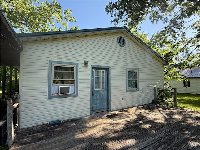 316 Napier Ave, Fayetteville, AR 72701 - rear view of house featuring a deck