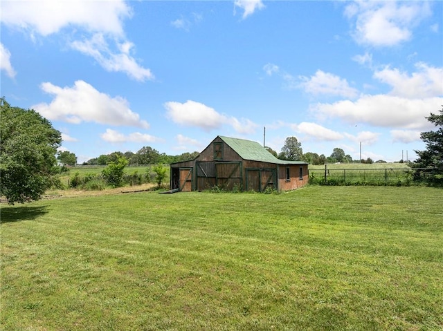 5287 Forgeson Rd, Harrison, AR 72601 - view of yard with a view of countryside, an outdoor structure, and a barn