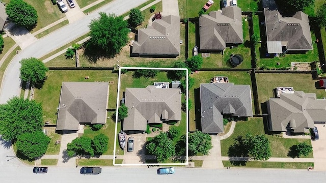 4007 W Song Bird Pl, Fayetteville, AR 72704 - aerial view of residential area with property parcel outlined