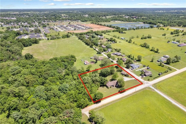 1480 Dallas St, Gravette, AR 72736 - view of property location featuring property boundaries highlighted