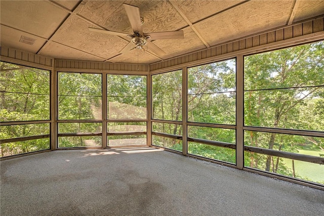 22 Marina Cir, Bella Vista, AR 72715 - unfurnished sunroom with a ceiling fan