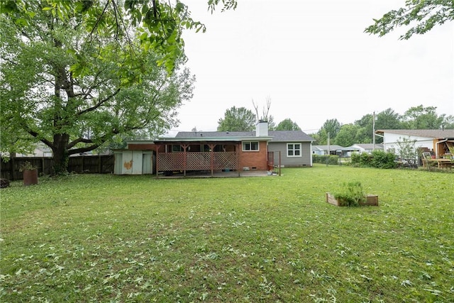 1600 Westwood Ave, Springdale, AR 72762 - rear view of property with a chimney, crawl space, and brick siding