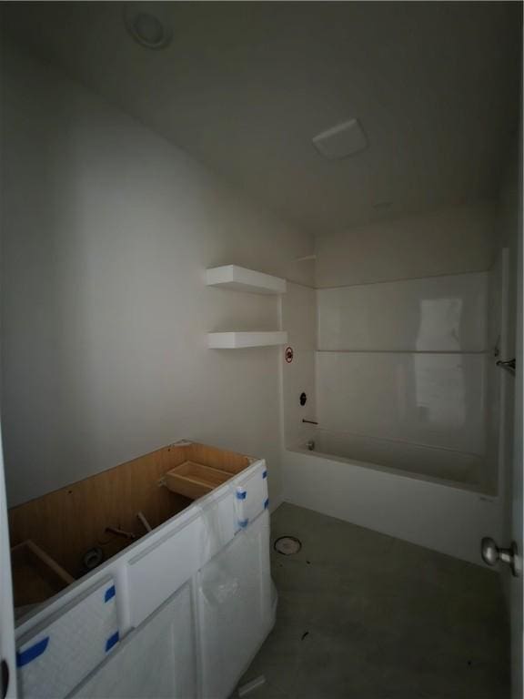 3 Drem Cir, Bella Vista, AR 72715 - bathroom with bathing tub / shower combination and concrete floors