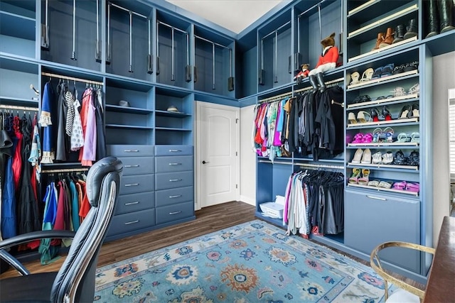 1699 E Bowen Blvd, Fayetteville, AR 72703 - spacious closet featuring wood finished floors