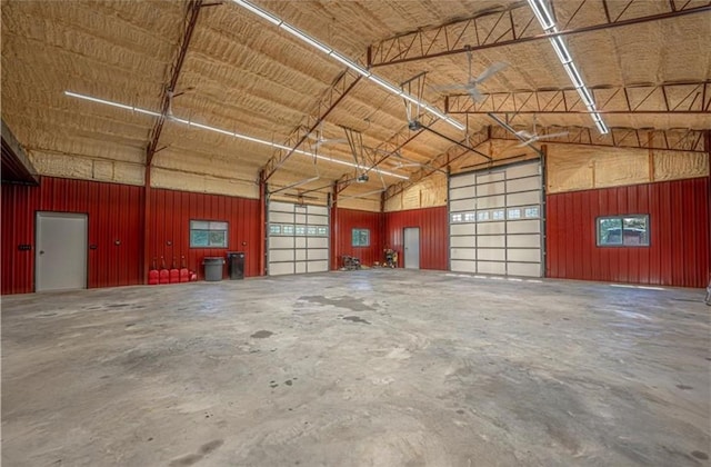 1699 E Bowen Blvd, Fayetteville, AR 72703 - garage with wood walls