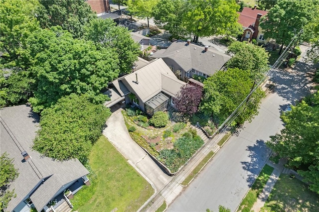 324 E Sutton St, Fayetteville, AR 72701 - view from above of property
