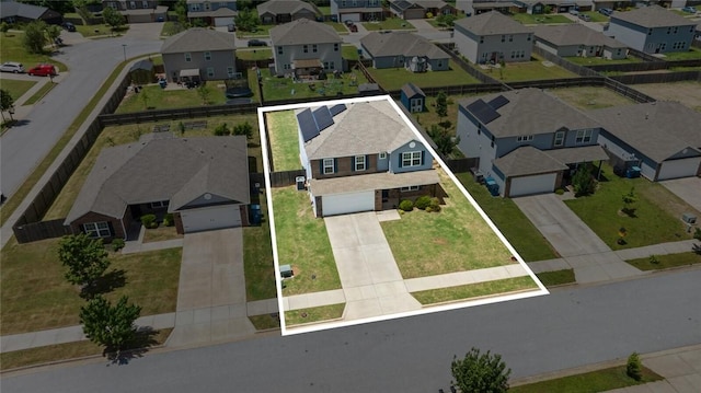 904 SW Loudon Dr, Bentonville, AR 72712 - aerial perspective of suburban area with property boundaries highlighted