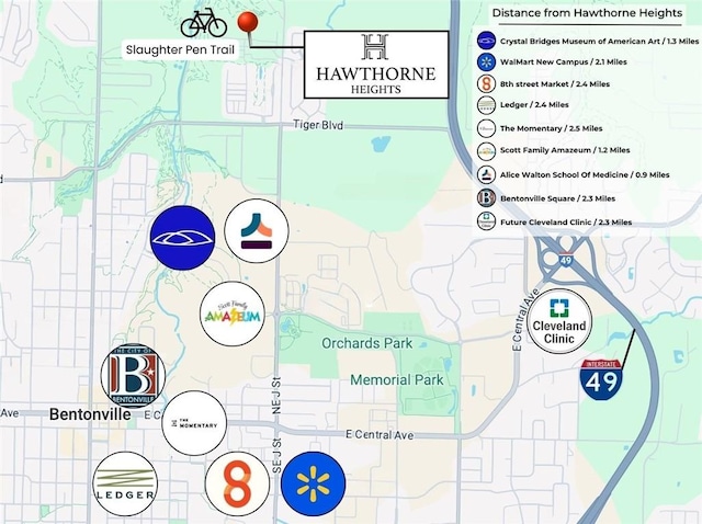 903 NE Heights Ln, Bentonville, AR 72712 - map / location
